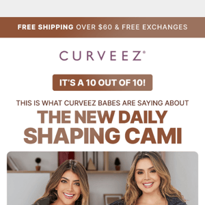 😎 This is what they're saying about the New Daily Shaping Cami