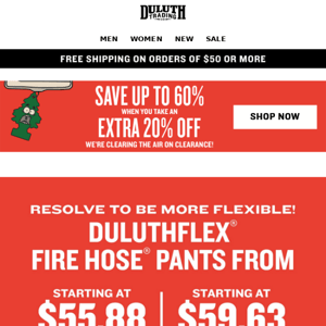 $55.88 - DuluthFlex Fire Hose Pants!