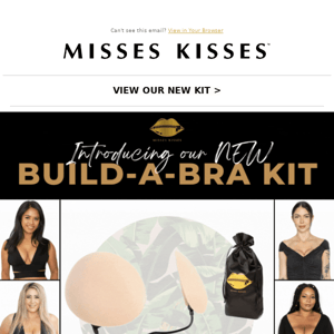 Introducing The Misses Kisses Build-A-Bra Kit  🥳♥️🎉