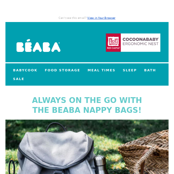 Upgrade to a Beaba Nappy Bag now! 👜