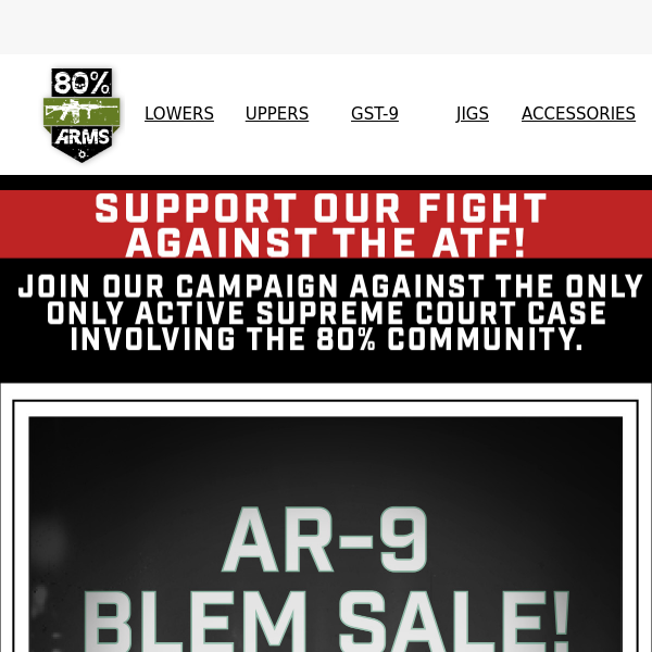 AR-9 Blem Sale!🚨