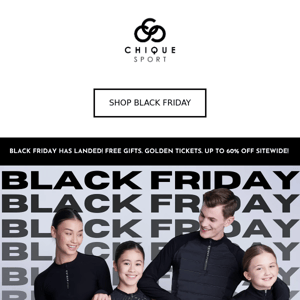 BLACK FRIDAY. ENDING SOON...