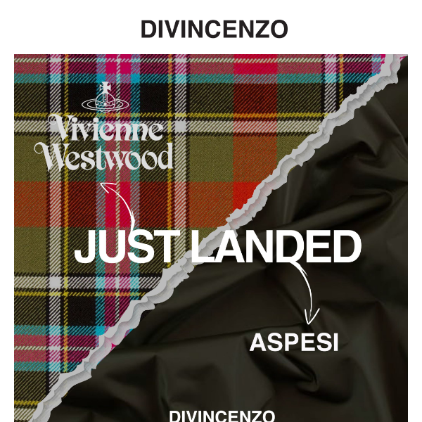 Just Landed: Vivienne Westwood & Aspesi! 🌟