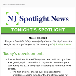 Trump indicted: Tonight's Spotlight