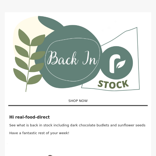 Real Food Direct ... BACK IN STOCK