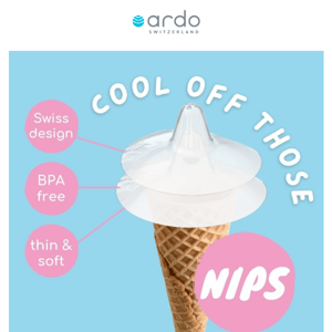 Cool off those nips with Ardo Nipple Shields