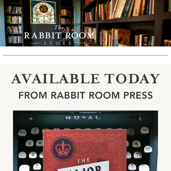 It's here! The Major and the Missionary from Rabbit Room Press