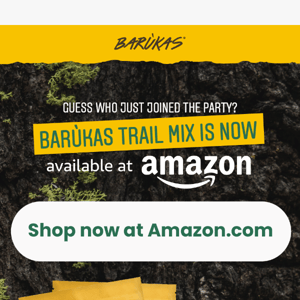 Snack Smarter, Not Harder with Barùkas Trail Mix - Now available at Amazon