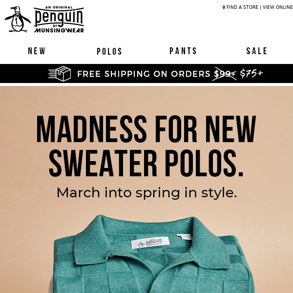 Breathe in Fresh Styles – New Spring Sweater Polos are in!