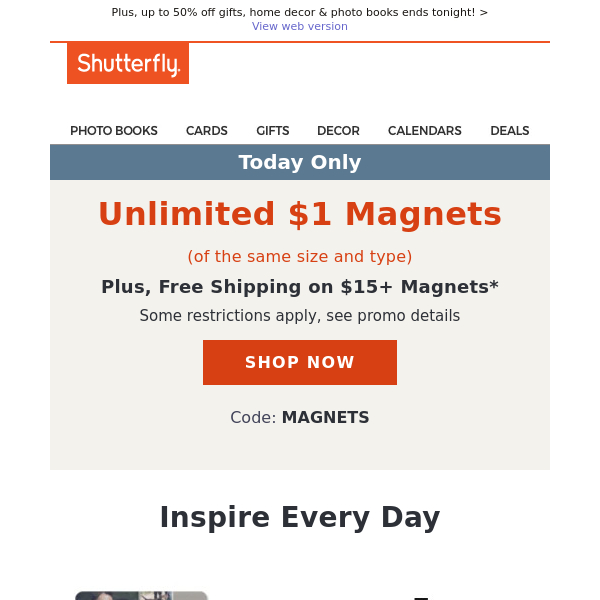 Open ASAP! Your $1 MAGNETS + complimentary shipping deal is here!