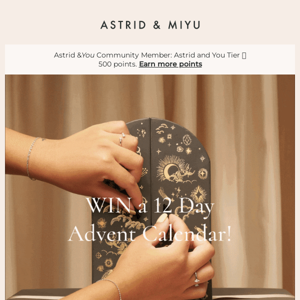 Your last chance to WIN an Advent Calendar - Astrid & Miyu
