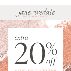 Last call! Take an extra 20% off sale.