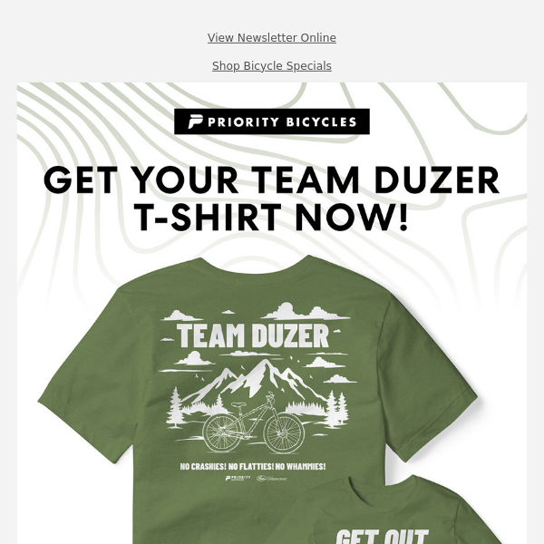 Giving Tuesday: Get Your TEAM DUZER T-Shirt Now