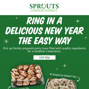 🥳 Order everything you need for a delicious New Year's Eve