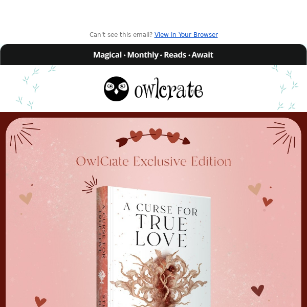 Our exclusive edition of A CURSE FOR TRUE LOVE is now available! - Owl ...