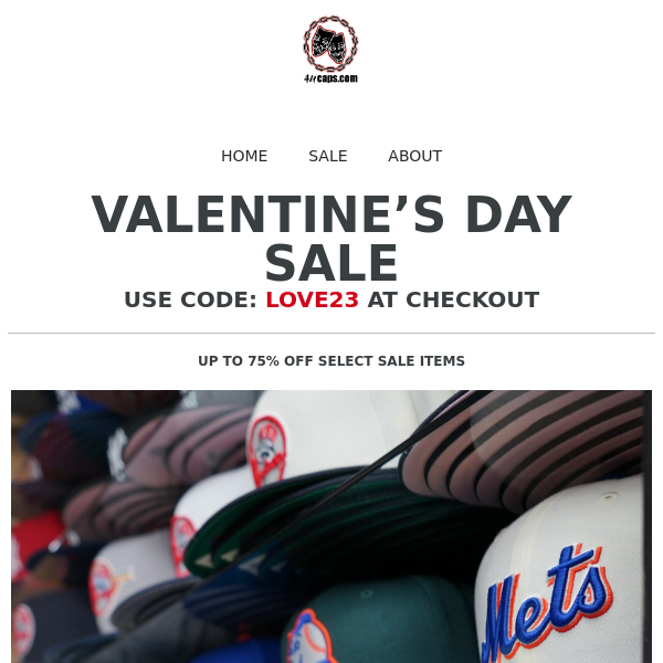 OUR VALENTINE’S DAY SALE IS HERE