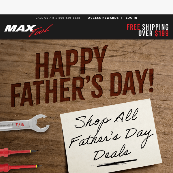 Father's Day Deals at MaxTool! 👔