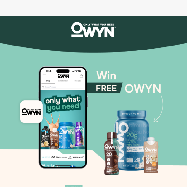 The *NEW* OWYN App: “A Must Have.” 🌱📲