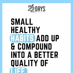 Habits add up & compound