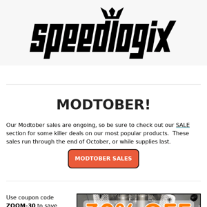 MODTOBER Sale!  up to 50% Off!