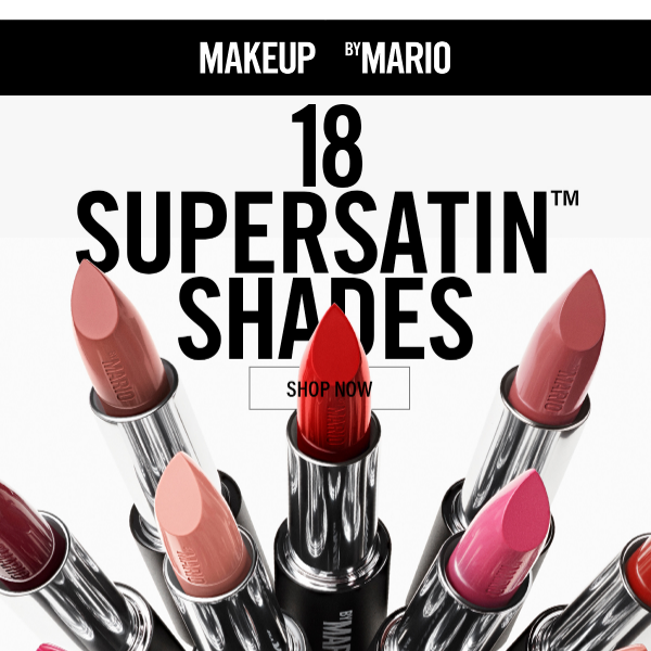 Introducing SuperSatin™ Lipstick