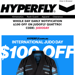 🚨$100OFF | JUDOFLY-X QUATTRO 🥋