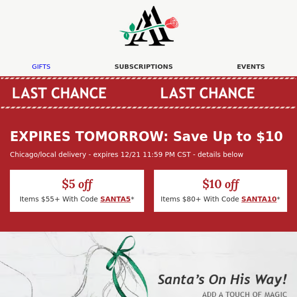 Last Chance for Christmas Savings! 🎁🕒