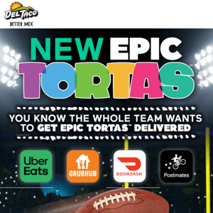 You've got the games 🏈 and we've got the Tortas!