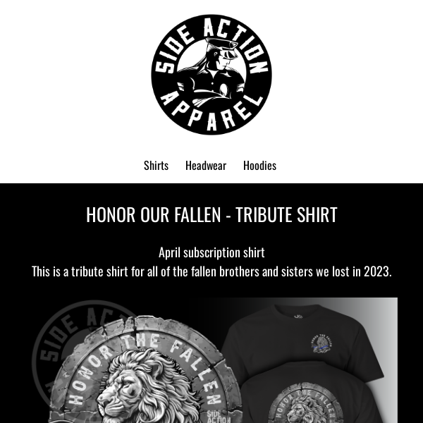 Honor Our Fallen Tribute Shirt