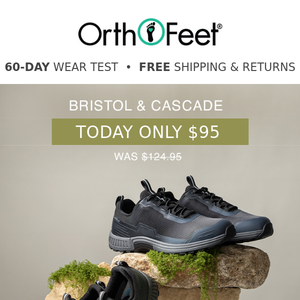 Email Exclusive: $30 off Bristol & Cascade sneakers