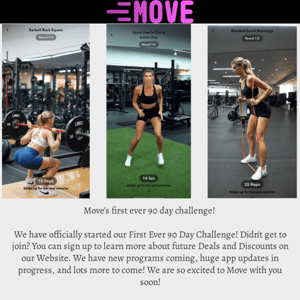 You Missed Our 90 Day Challenge