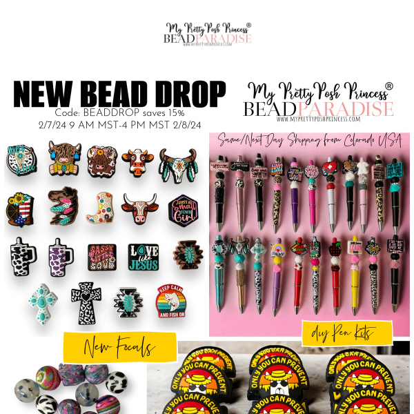 Western + Bead Drop Happening NOW