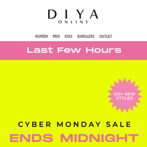 Just Call It, Cyber MONDAY... Our Can’t-Miss Deals Ends Midnight Today!