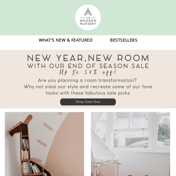 New year, New room with our end of season SALE!