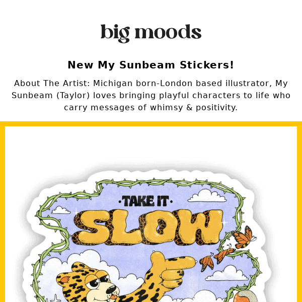 Artist Spotlight: My Sunbeam Stickers!