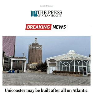 Unicoaster may be built after all on Atlantic City Boardwalk