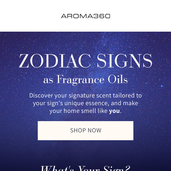 What's Your Zodiac Sign Smell Like?