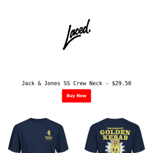 Jack & Jones SS Crew Neck - Available NOW