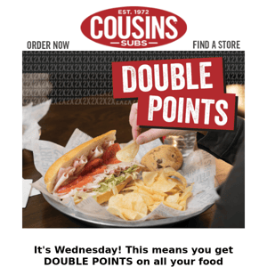 Hump Day Treat: Double Points! 🐪