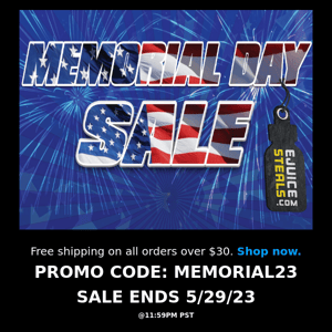 Memorial Day Sale now on! Shop all your favorites this weekend!