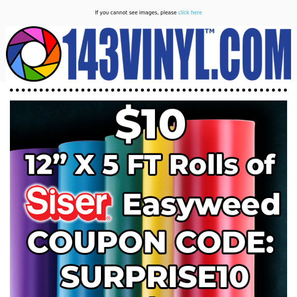 5FT EasyWeed Rolls for Only $10 NOW!