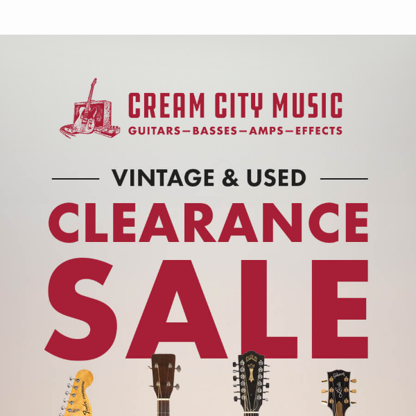 Take 20% Off Any of These Vintage & Used Clearance Items!