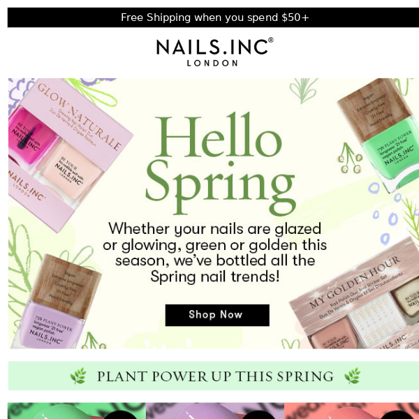 Spring into the season's trends with Nails INC's Bestsellers