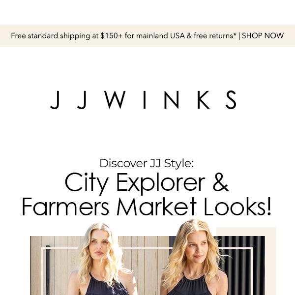 Discover JJ Style: City Explorer & Farmers Market Looks!