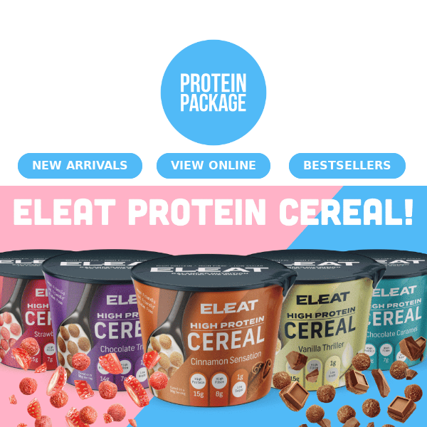 Eleat Protein Cereal + BUM Energy! ⚡