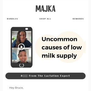 uncommon causes of low milk supply