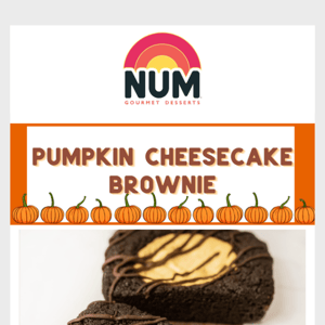 PUMPKIN CHEESECAKE BROWNIE