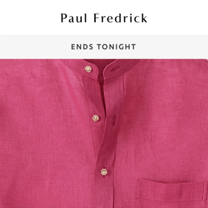 Final hours: linen shirts & more for $89.