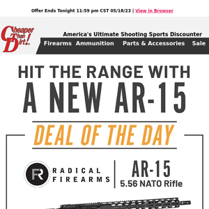 Score Your Next AR-15 for Only $419