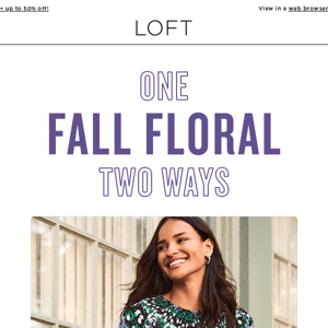 The fall floral we ❤️